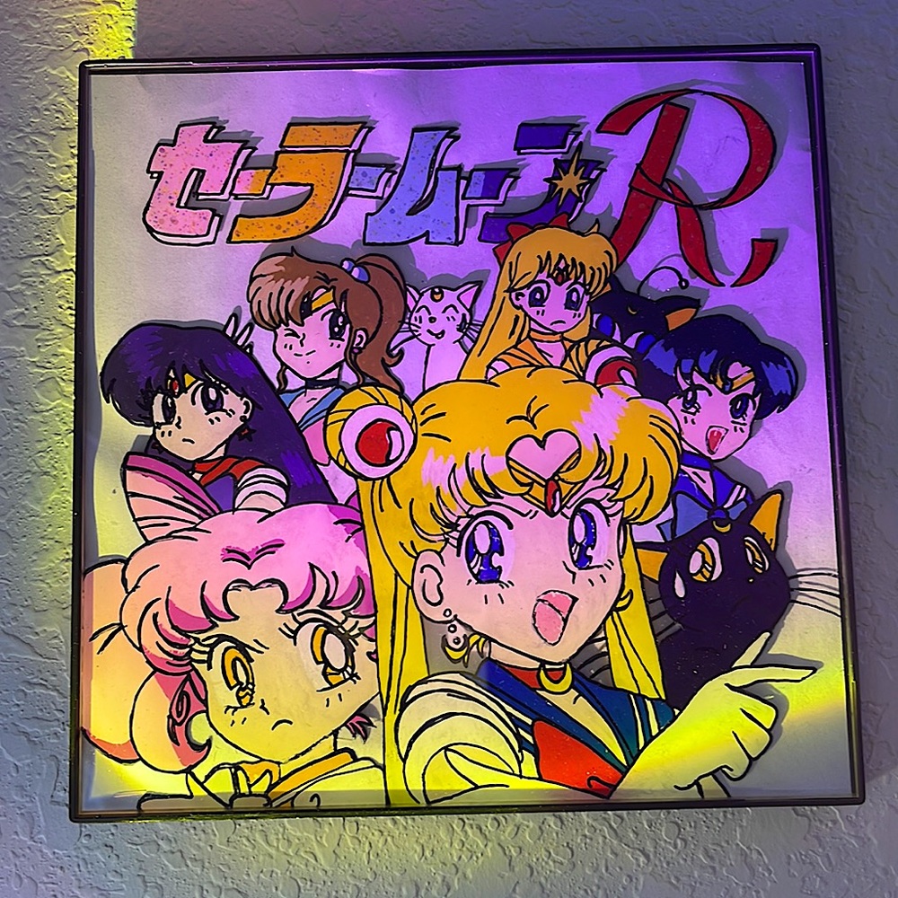 Handmade glass painting